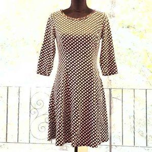 New York & Company Geometric Fitted Stretchy Dress